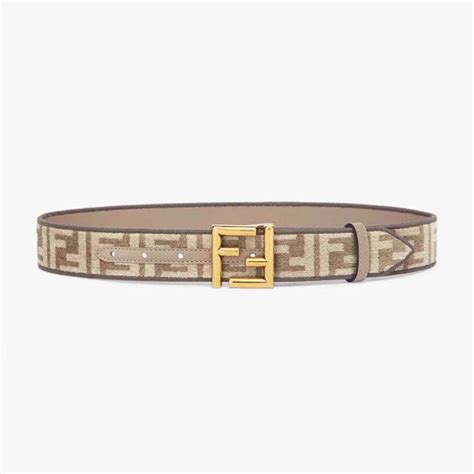 fendi brown fabric belt|fendi o'lock belts.